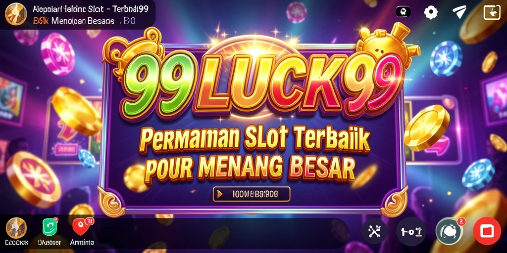Tampilan gameplay menarik di 99LUCK99 dengan mesin Slot beragam.