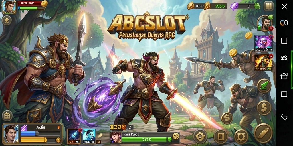 Gambaran gameplay RPG yang mendebarkan di ABCSLOT.