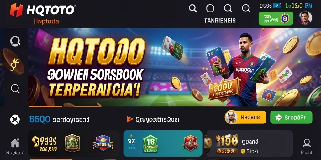 Tampilan menarik dari gameplay HQTOTO yang mendebarkan.