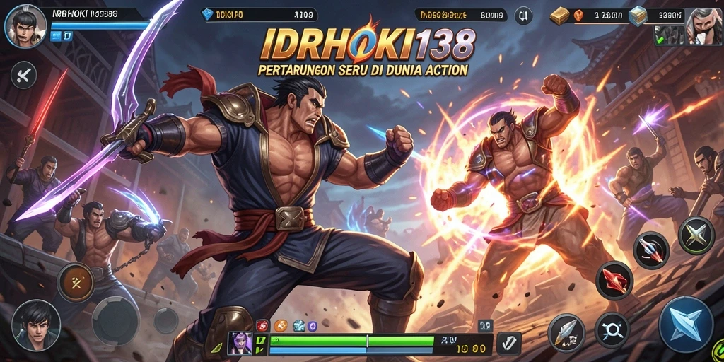 Screenshot IDRHOKI138 menunjukkan aksi pertempuran yang mendebarkan.