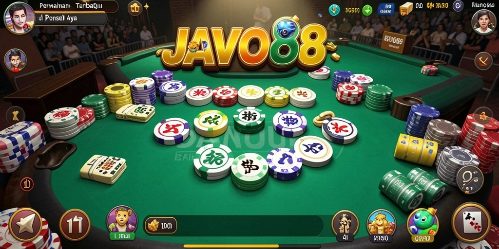 Tampilan gameplay QiuQiu di JAVO88 yang menarik dan seru.