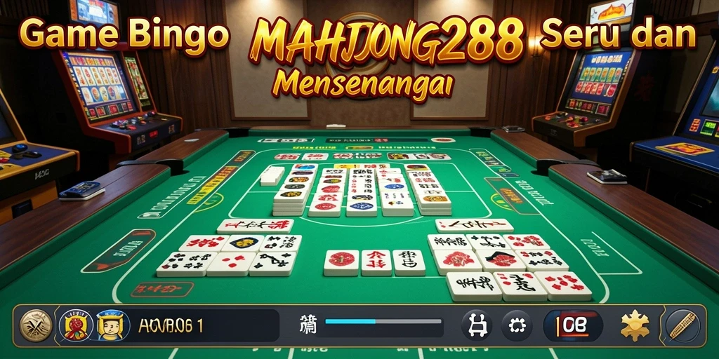 Tampilan gameplay seru dalam permainan Bingo MAHJONG288.