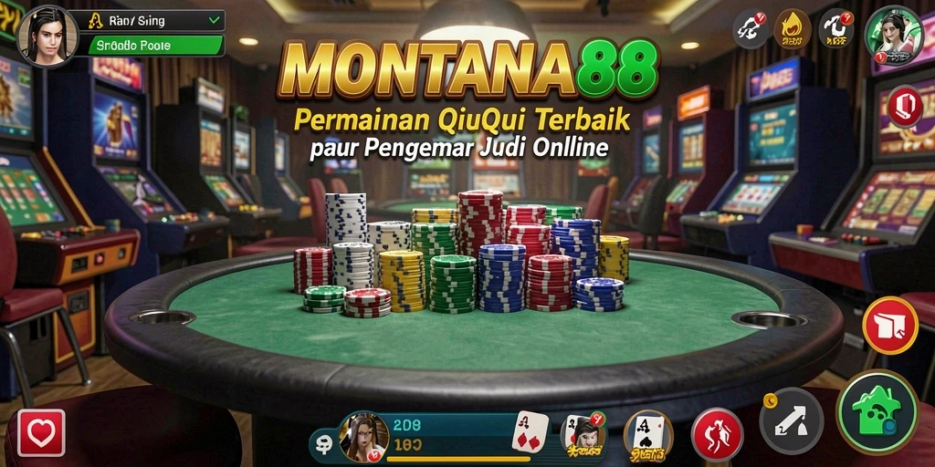 Tampilan gameplay QiuQiu yang seru di MONTANA88.