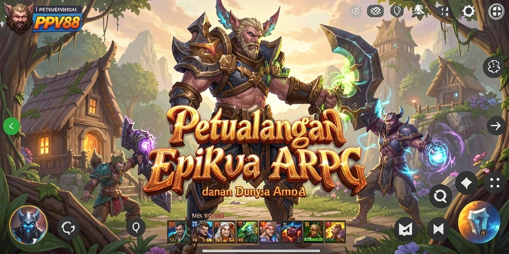 Tampilan gameplay menarik di PPV88 dengan aksi ARPG.