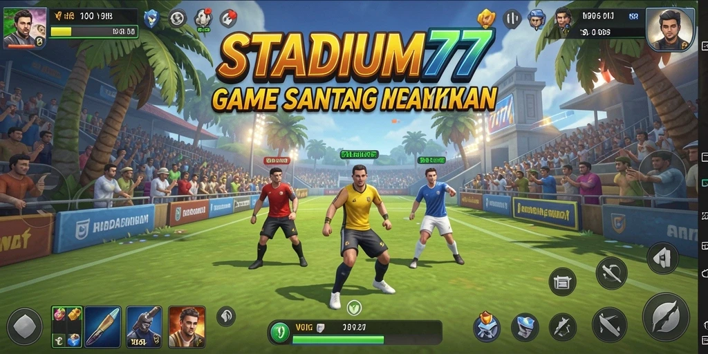 Gameplay seru STADIUM77 yang penuh warna dan menghibur.